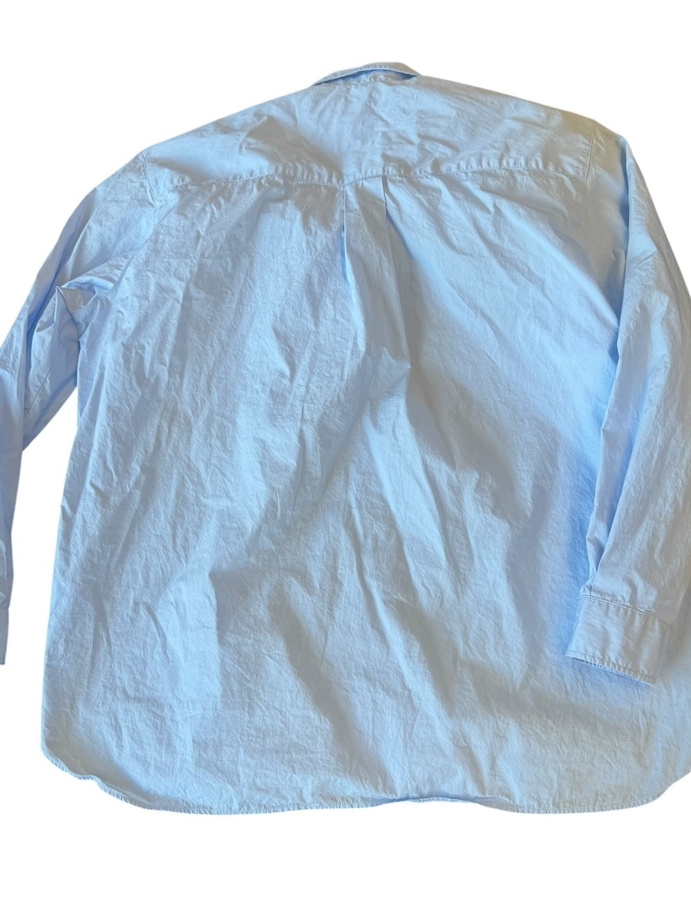 Frank & Eileen Joedy women’s Men's style light Blue Classic Button-Down Shirt - Picture 2 of 10